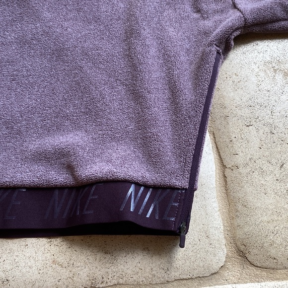 Nike 🔥 Crop Sweatshirt Purple Sz S - Picture 8 of 8